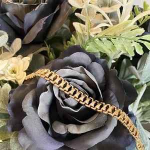 14k Yellow gold lattice bracelet